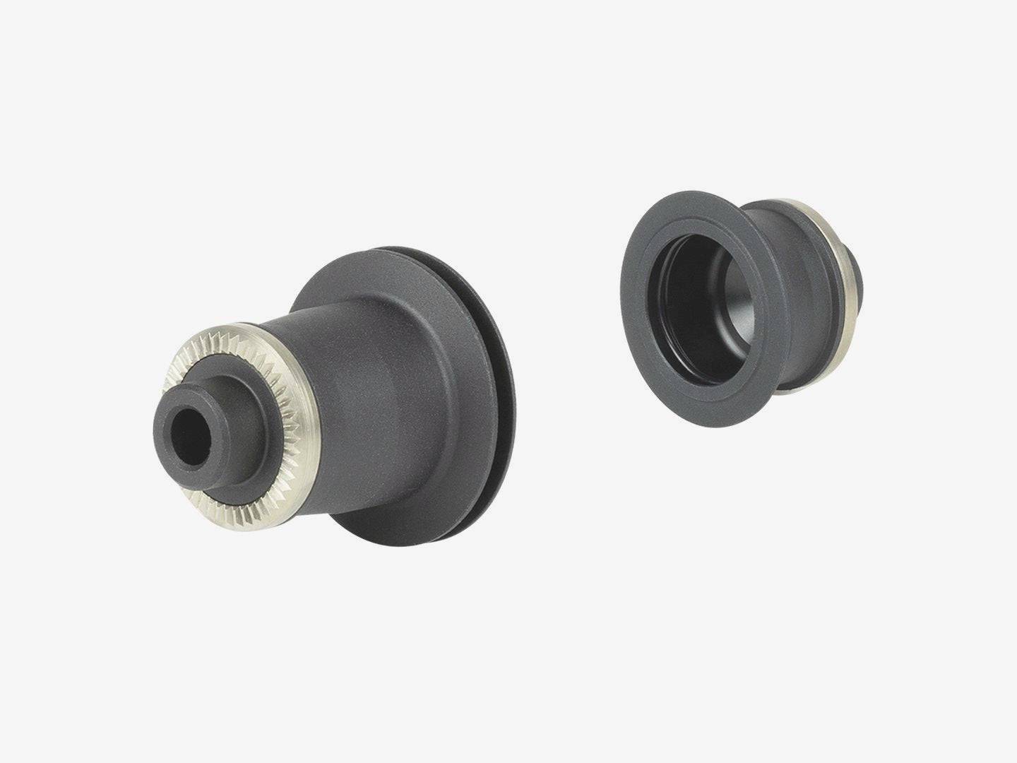 Bontrager Ratchet EXP rear 5mm QR SRAM XDR conversion kit, black, with 135mm old axle length for bike components.