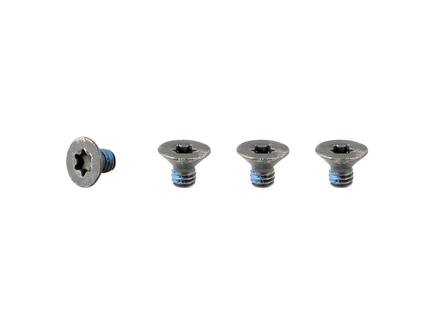 Black Trek Motor Armor hardware M4 x 6mm for TQ and Fazua motors, shown as durable bike components.