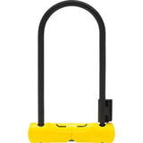 ABUS 402 D-Lock U-lock for bikes and scooters with hardened steel security, showing the sturdy lock and key mechanism.