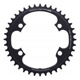 Specialites TA 110pcd 4-arm narrow-wide bike chainring for 10/11/12-speed mountain and road bikes, close-up view of the component.