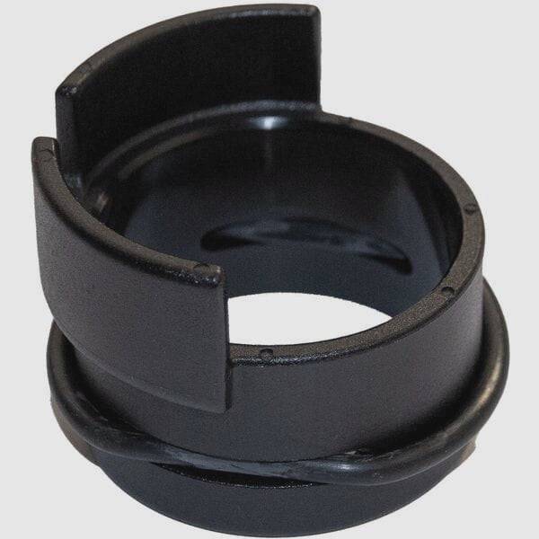 Park Tool 1783-2 leg lockring replacement for PCS-10 and PCS-11 workstands, shown attached to a bike workshop stand.