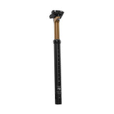 Fox Transfer SL Factory dropper seatpost for gravel and XC racing bikes, featuring sleek hydraulic suspension and lightweight design.
