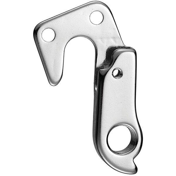 Durable M Part gear hanger for bikes, showing the replacement component with mounting holes and sleek design for various bike brands.