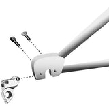 Durable M Part gear hanger for Cannondale bikes, replacement component, shown attached to bike frame in close-up image.