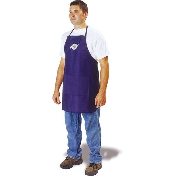 Park Tool SA-1 workshop apron with pouch pockets for tool storage, durable fabric, and easy access during bike repairs and maintenance.