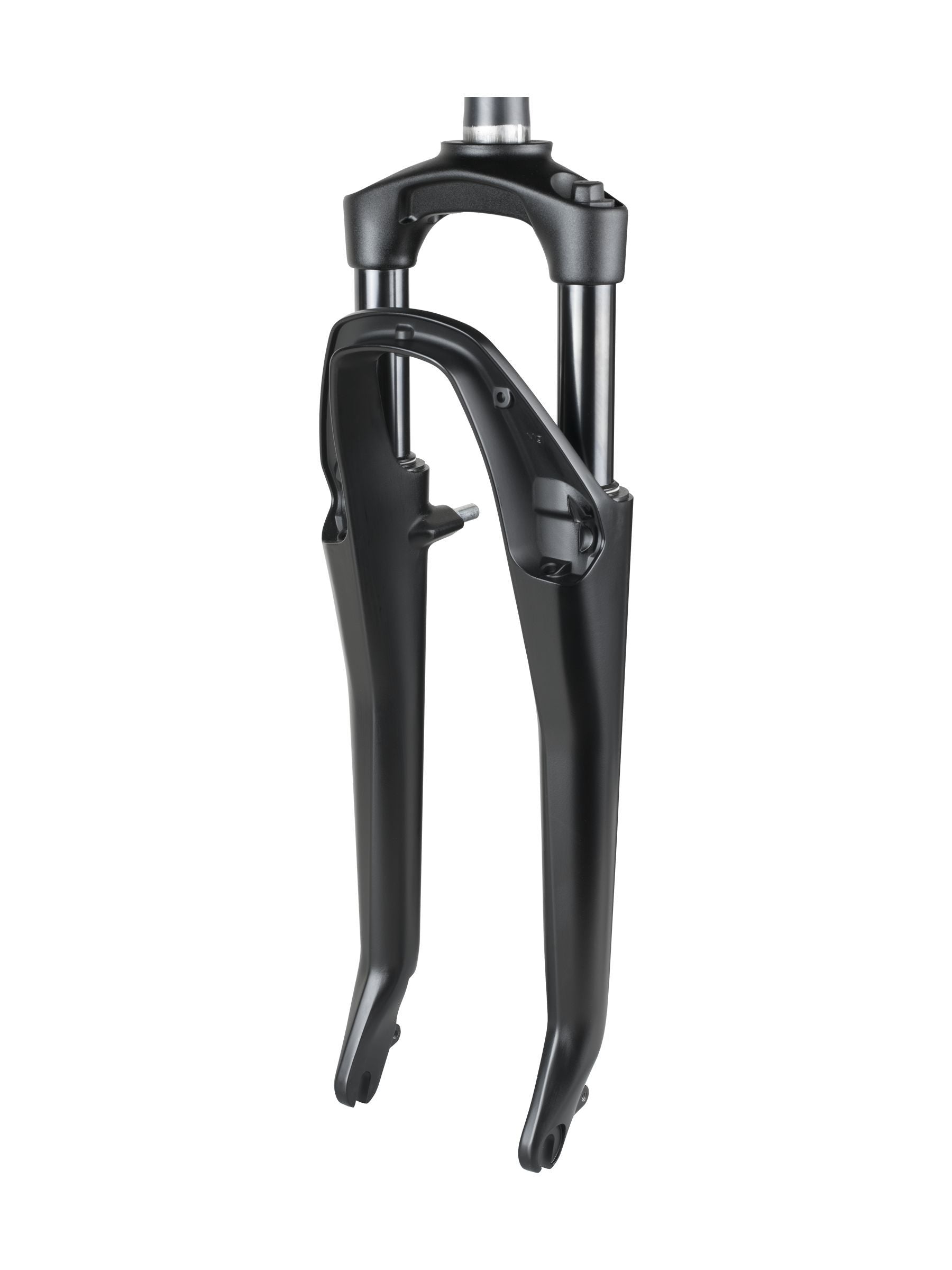 Black Bontrager Forklight 700c fork for Trek 2024 road bikes, 260mm length with 50mm offset, component for bike forks.