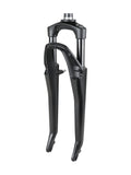 Black Bontrager Forklight 700c fork for Trek 2024 road bikes, 260mm length with 50mm offset, component for bike forks.