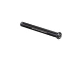 Black Bontrager front thru-axle switch lever for 148mm wheel, used as a component for bike front wheel quick release.