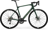 2022 Merida Scultura Endurance 9000 road bike with lightweight frame, drop handlebars, and sleek design for long-distance riding