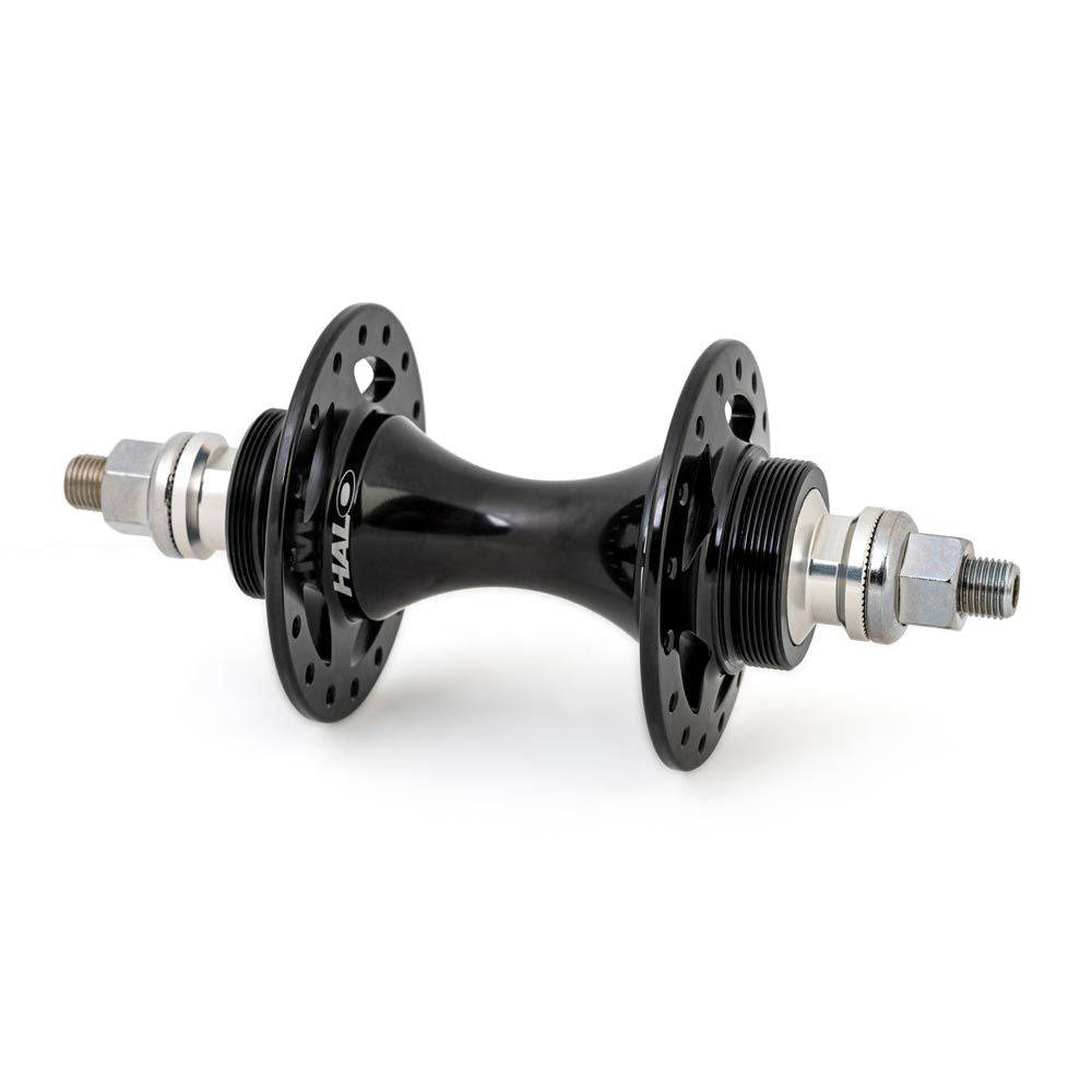 Halo TK Track Hub with flip/flop fixed and freewheel, sealed bearings, bicycle component for versatile track and fixed gear riding.
