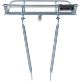 Basil Portland aluminium front bike carrier with lamp mount for 26 and 28-inch bikes, accessory for secure cargo transport