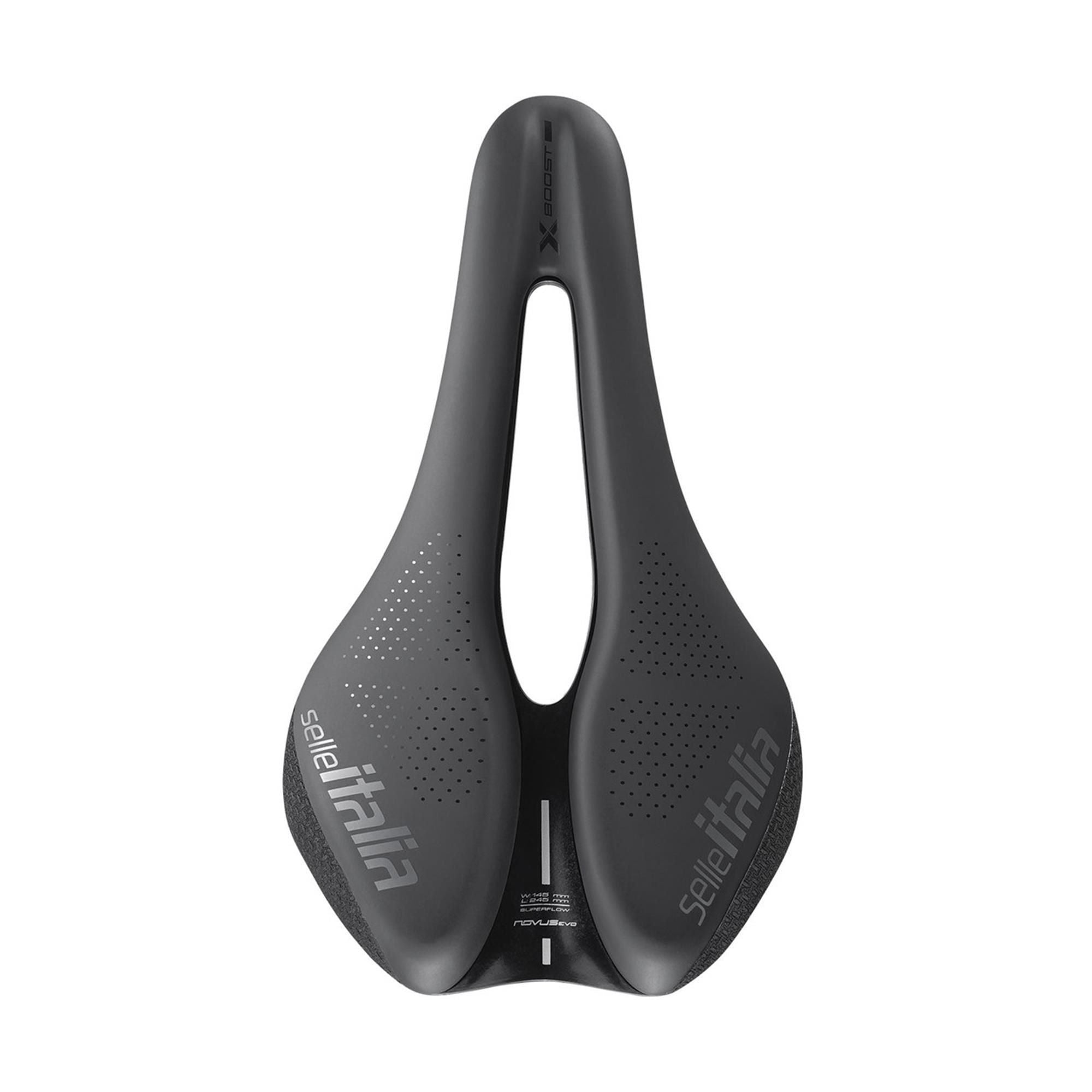 Selle Italia Novus Boost Evo TM Superflow X-Cross Saddle: BLACK L3 | Swinnerton Cycles