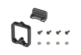 Black Trek Powerfly 2019 battery mount baseplates, secure fit replacement components for e-bike battery installation.