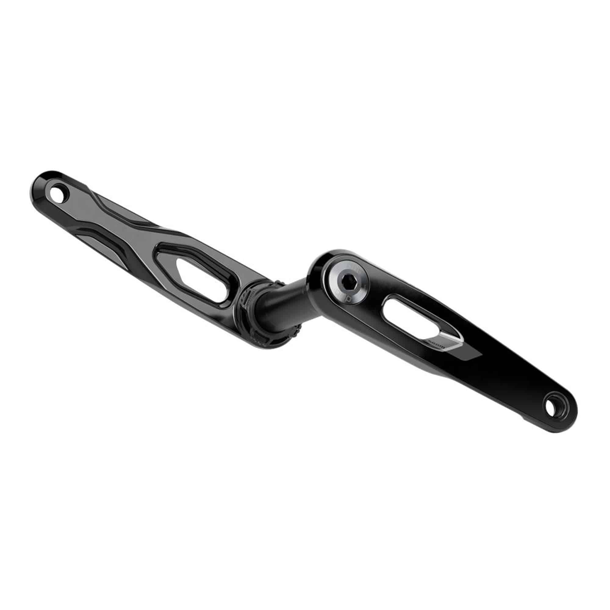 SRAM Rival E1 DUB crank arm assembly for road bikes, includes crank arm but excludes bottom bracket and chainrings.