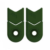 All Mountain Style Crank Defender frame protection stickers on a mountain bike, designed to shield the crank area from damage.