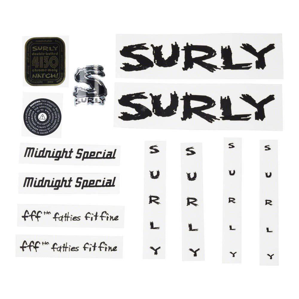 Surly Robinson dropouts replacement bike components with headbadge, designed for bike frames and repairs, shown in the image.