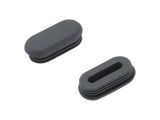 Trek Supercaliber 2022 AXS chainstay plug in black, a cable management accessory for bike components.