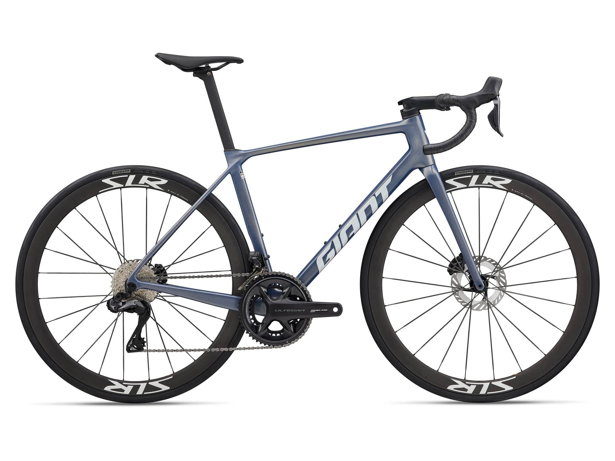 Giant TCR Advanced Pro 0-Di2 2026 road bike with aerodynamic frame and racing design, ready for high-performance cycling.