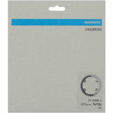 Shimano CUES FC-U6000-2 10/9 speed double chainring, 30T inner, for 46-30T crankset, bicycle bike components.