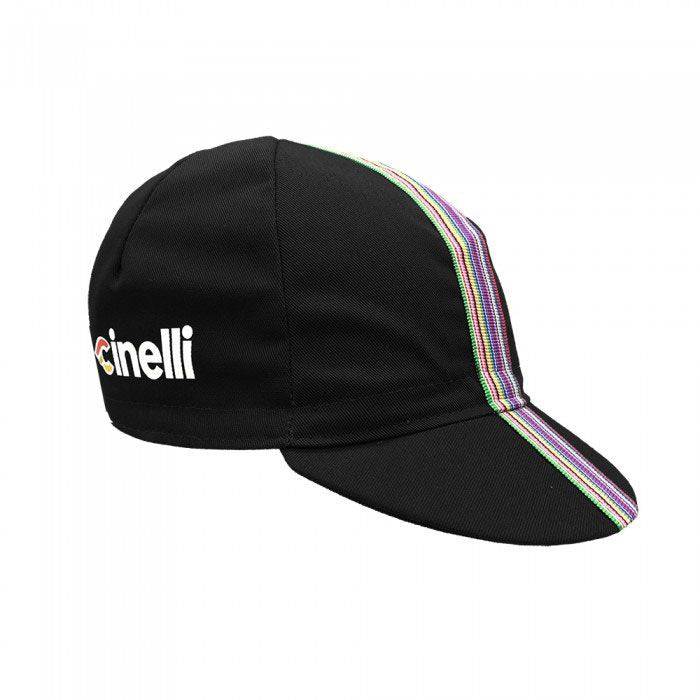 Cinelli Ciao Cap unisex Italian cycling cap with breathable fabric and sun protection, ideal for cycling and outdoor activities.