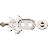 Surly Tuggnut chain tensioner spare screws for horizontal dropout bikes, shown with metal screws and hardware components.
