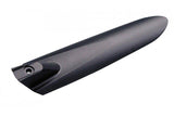 Topeak RX Defender black road bike mudguard attached to a bike, designed to protect against splashes during rides.