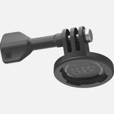 Quad Lock Action Camera Adaptor for GoPro and compatible cameras, with secure mounting system for outdoor filming.