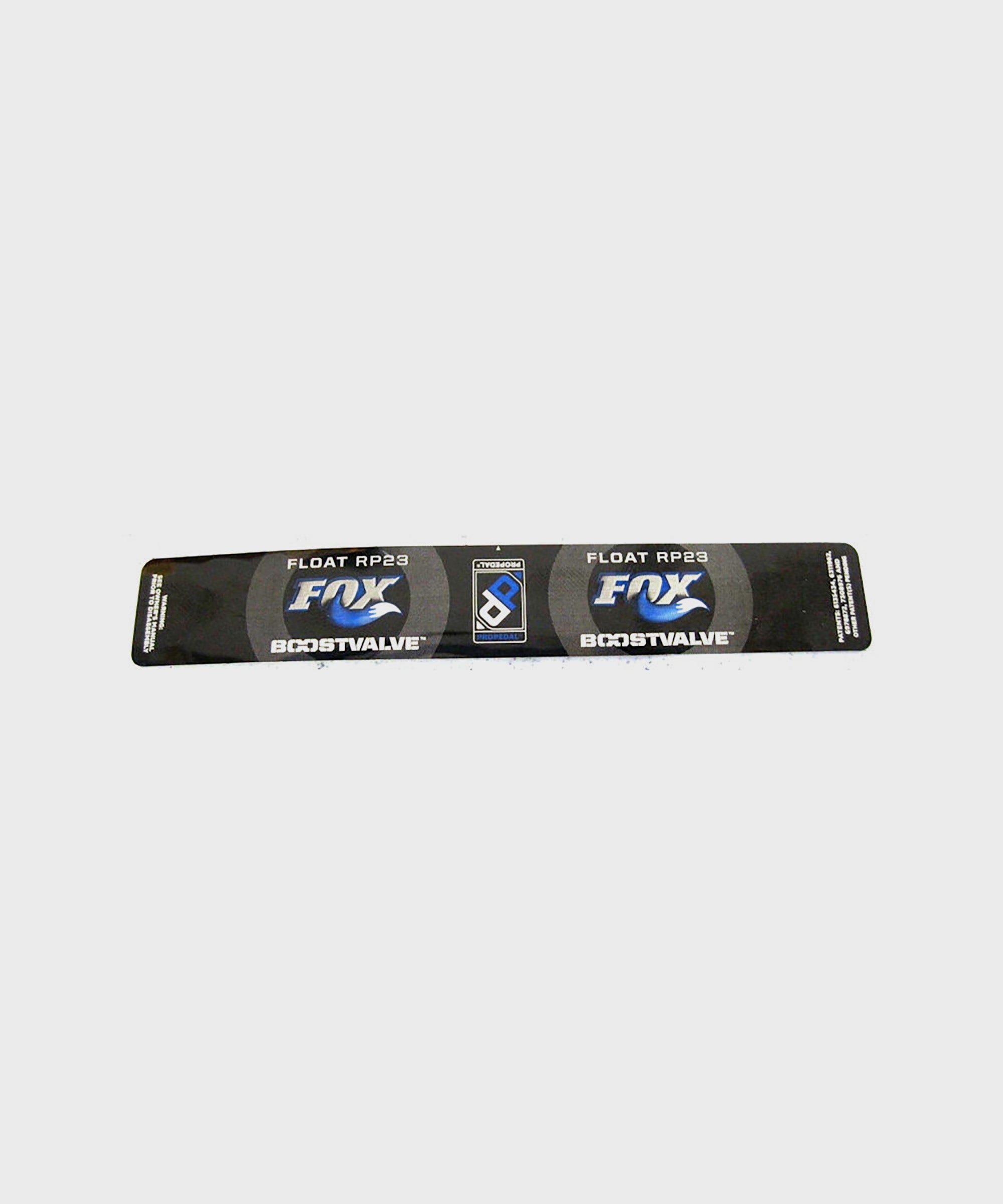 Fox Float RP23 Shock Boost Valve Decal 2010 5.5 / 6.0