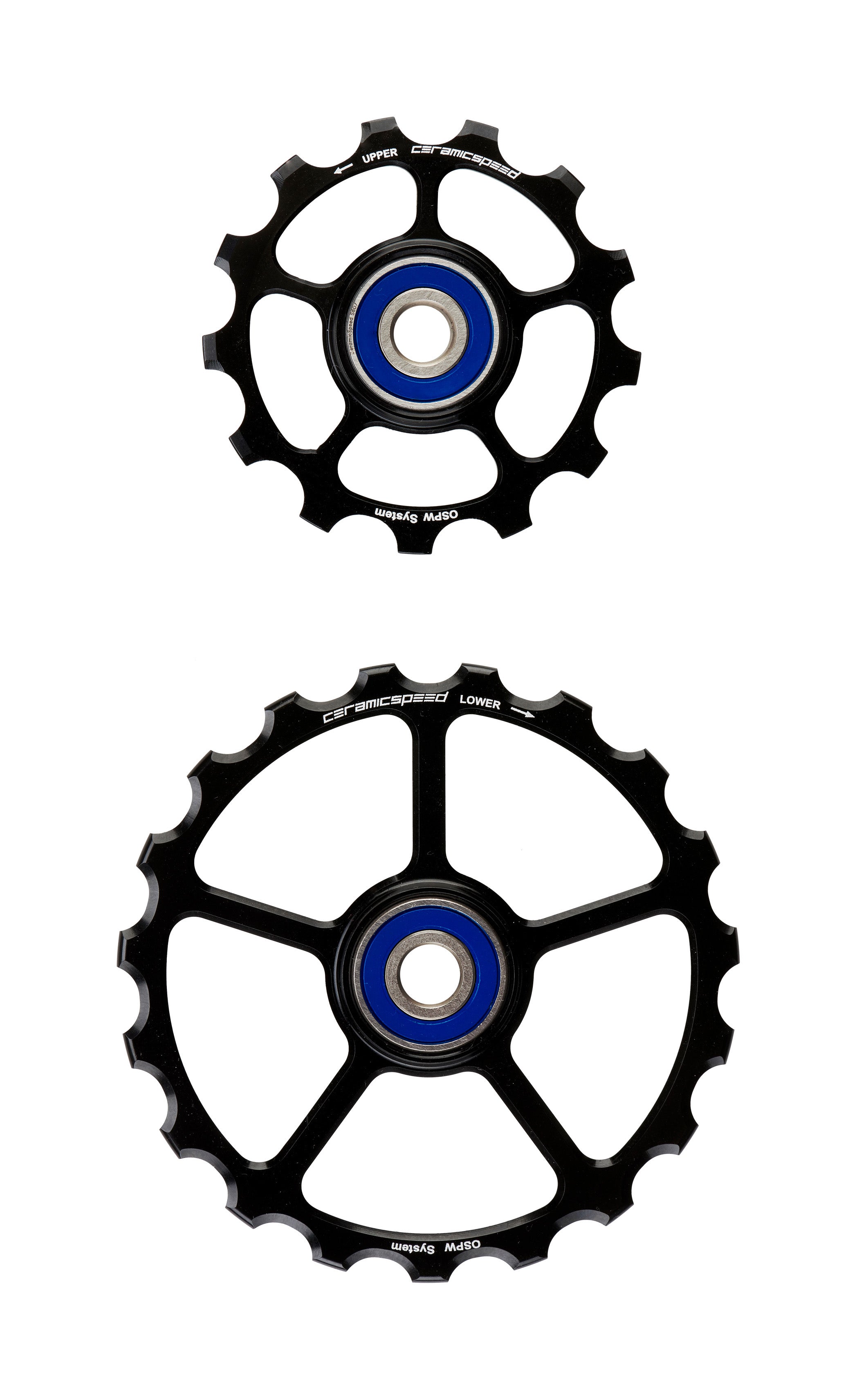 CeramicSpeed OSPW Coated No Cage 13+19T Pulley Wheels