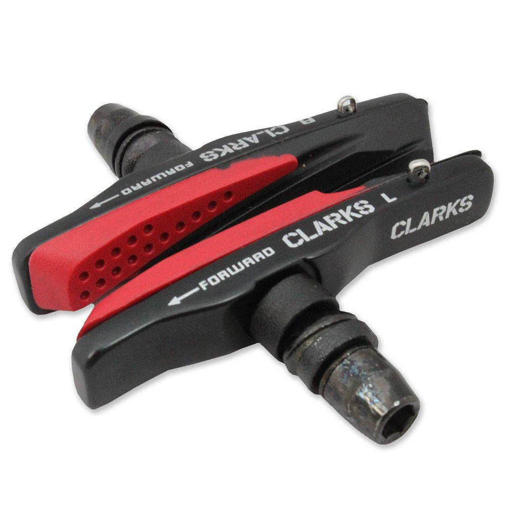 Clarks Gold MTB V-Brake Pad All Weather Compound Lightweight Alumium Cartridge Holder. Suitable For All Major Systems (72Mm) Brake Pads