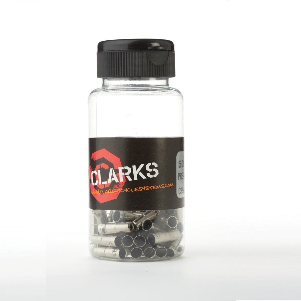 Clarks Derailleur Cable Ferrule ? 5Mm Metal (100Pcs) Spares & Accessories