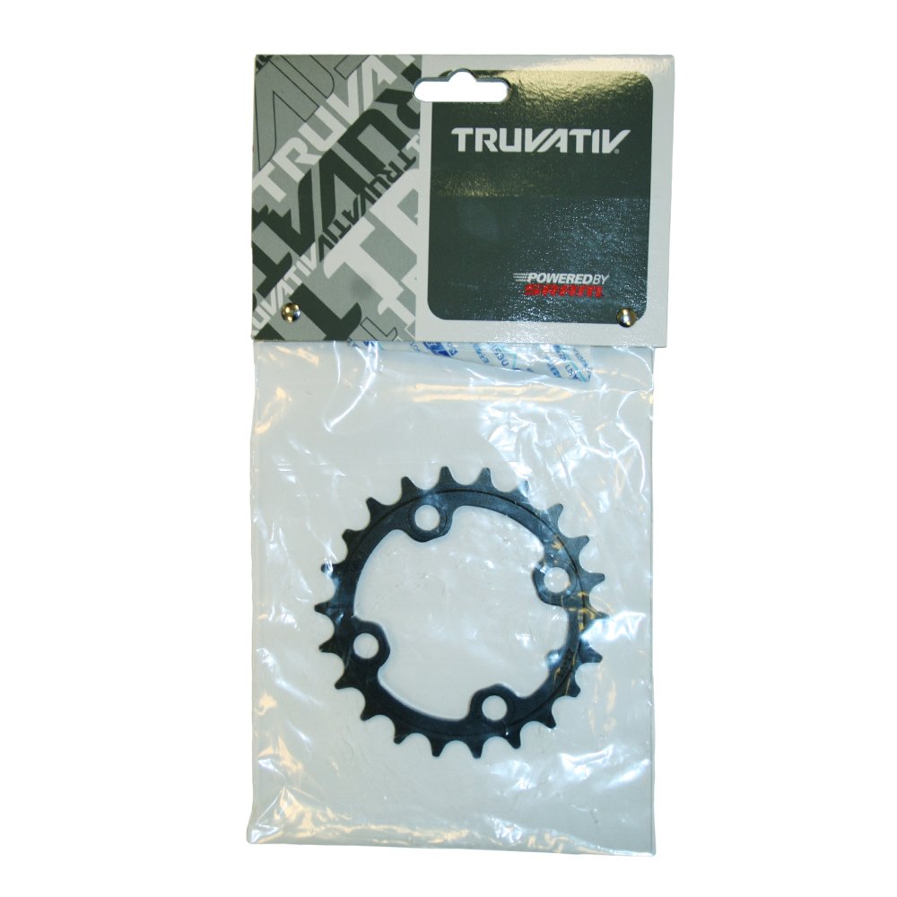 Truvativ Chainring MTB 22T 4 Bolt 64Mm Bcd Aluminium Hard Black Chain Ring