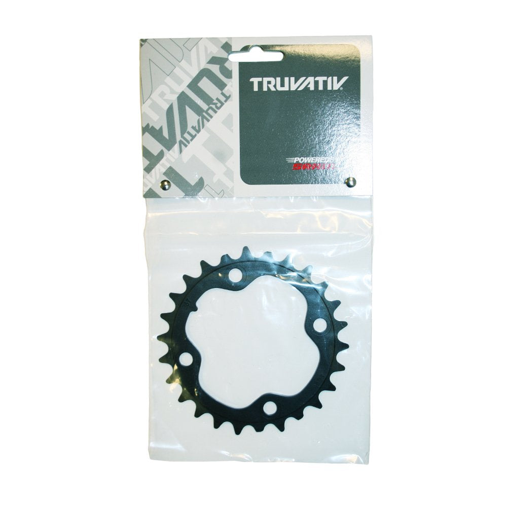 Truvativ Chainring MTB 26T 4 Bolt 80Mm Bcd Alu Blast Black 2X10 Chain Ring