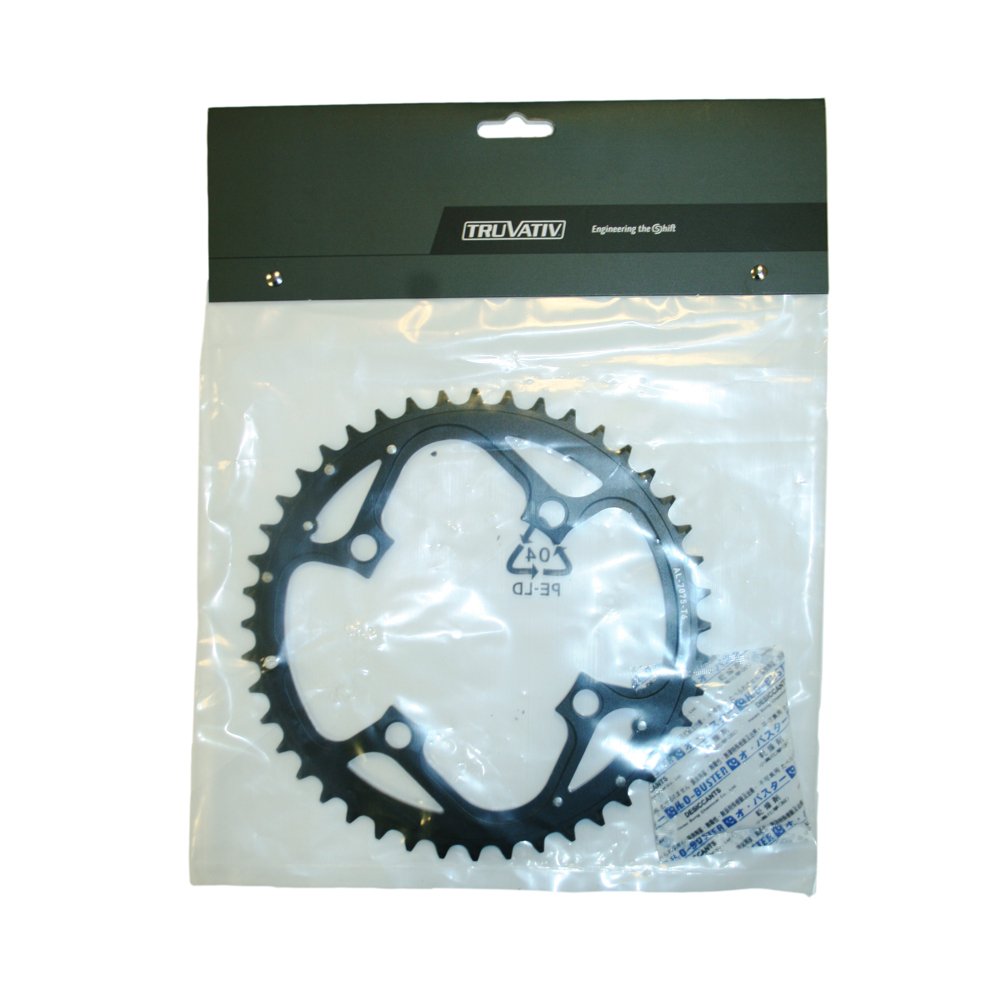 Truvativ Chainring MTB 44T 4 Bolt 104Mm Bcd Aluminium Hard Black 4Mm Chain Ring