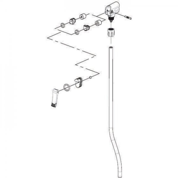Park Tool Spare Park Head/Hose Assy Pfp3