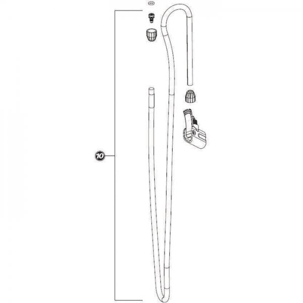 Park Tool Spare Park Head/Hose Assy Pfp4