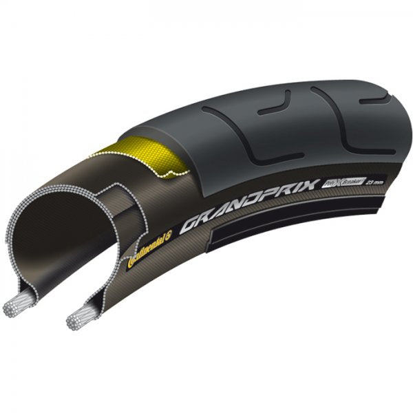 Continental Folding Grand Prix 700 X 23C Black / Black Black Chili