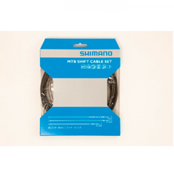 Shimano Cable Short Sleeve MTB Gear Set Black Cables