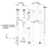 Rock Shox Coil Spring Boxxer Race/Rc/Team/R2C2 10-12 (35Mm) Firm Blue Spares & Accesories