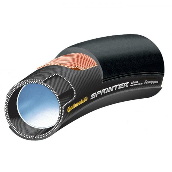 Continental Sprinter 28 X 25Mm Black Chili Tubular Tyre"