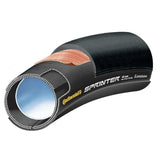 Continental Sprinter 28 X 25Mm Black Chili Tubular Tyre"