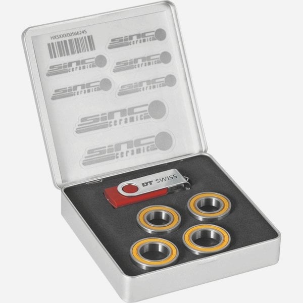 Dt Swiss Set Of 4 Sinc Ceramic Bearings For Rc Rim Brake Wheels And 240 Non-Disc Hubs.