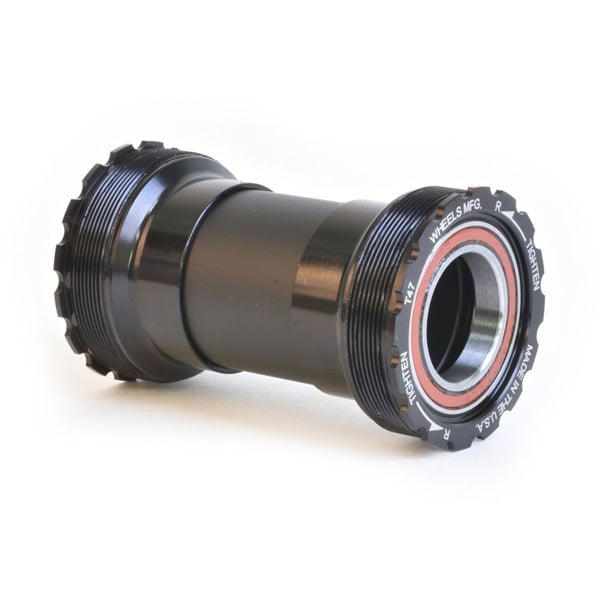 Wheels Manufacturing T47 Angular Contact Bb Fo 24/22Mm (Sram) Cranks Black Bottom Bracket