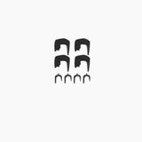 Rixen-Kaul Mounts & Spares - Klickrail Oversize Hooks Set
