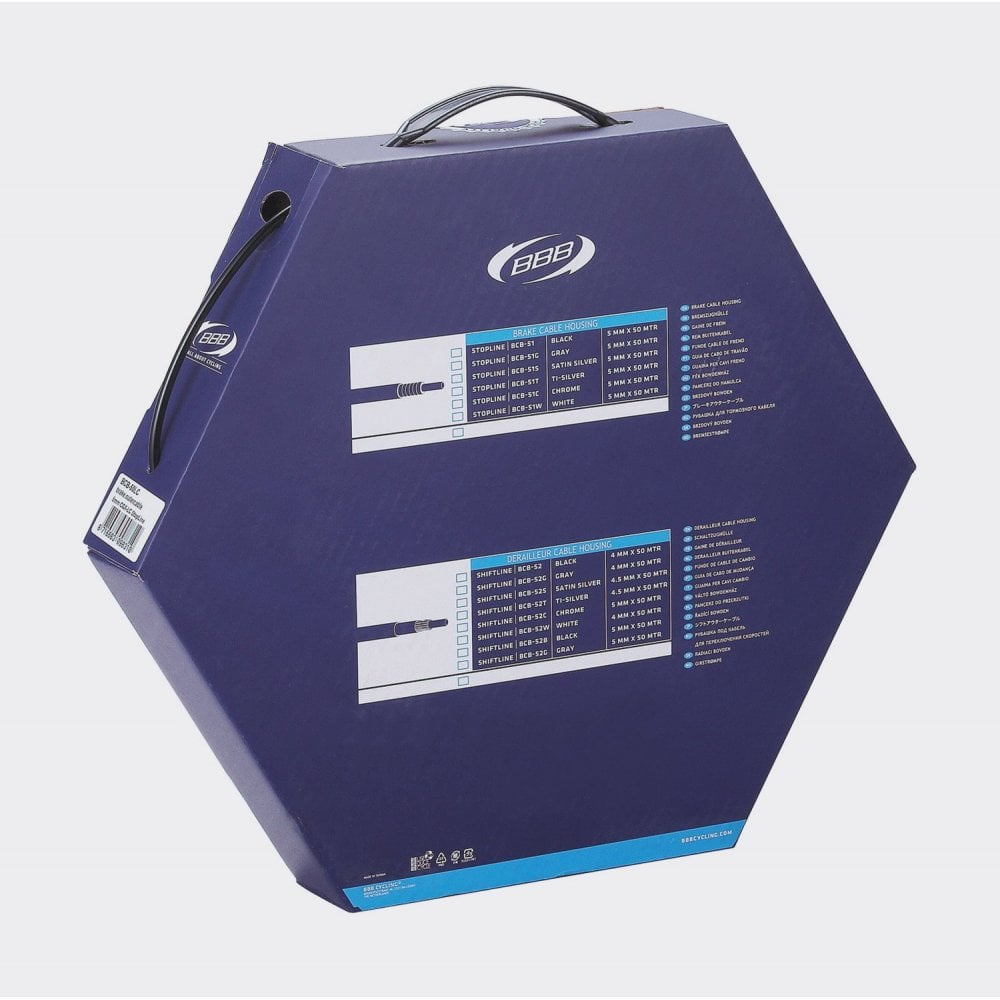Bbb Stopline Brake Outer Lubricated Core 5Mm X 50M [Bcb-50Lc] Cables