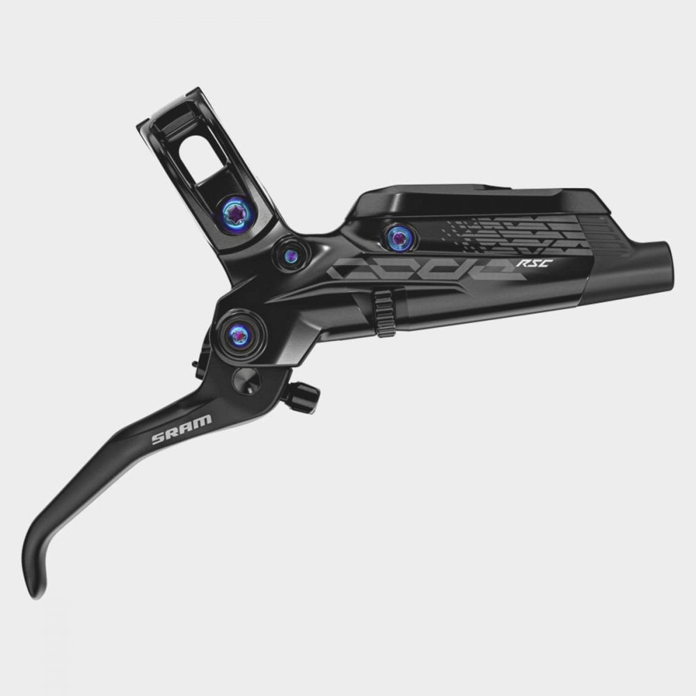Sram Code Rsc (Reach Swinglink Contact) Aluminum Lever Rainbow Hardware Black (Rotor/Bracket Sold Separately)A1 Brakes