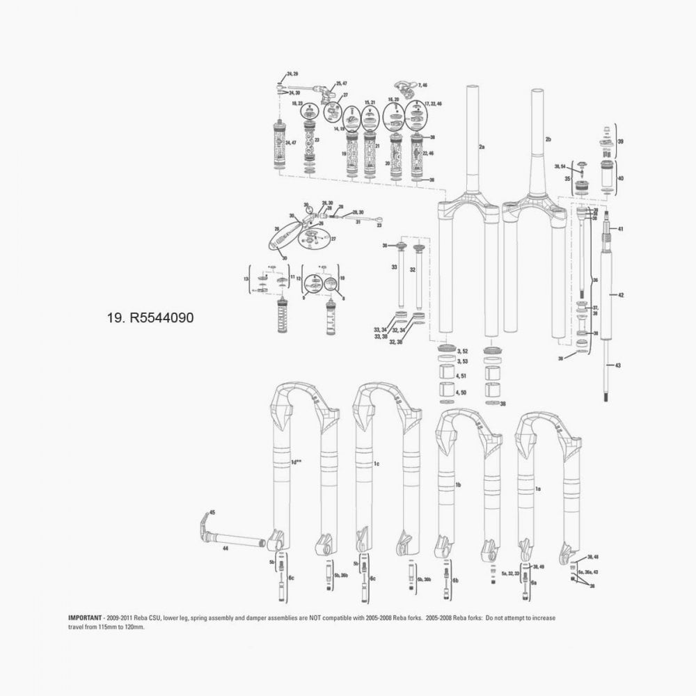 Rock Shox Spare Front Suspension Internals Right Compression Damper Motioncontrol Dna Crown Adjust Revelation Rl Includes Compression Knob) A1-A3 (2012-2016) Reba (2009-2011) Spares & Accesories
