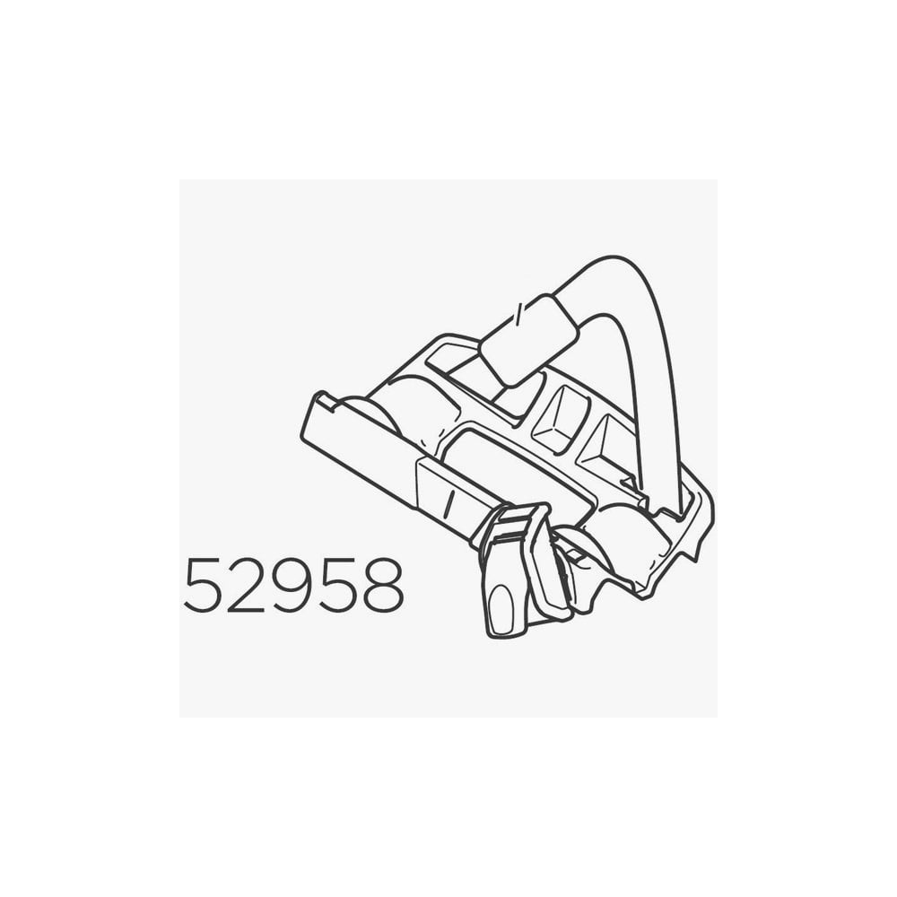Thule Mounts & Spares - 52958 Front wheel holder for 598
