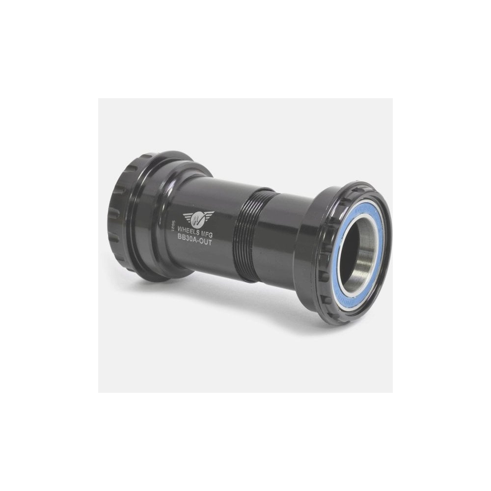 Wheels Manufacturing Bb30A To Outboard Btm. Bracket For 24Mm (Shimano) Cranks Black Bottom Bracket