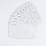 Madison Pollution Masks - Element reusable face covering disposable inserts pack of 10